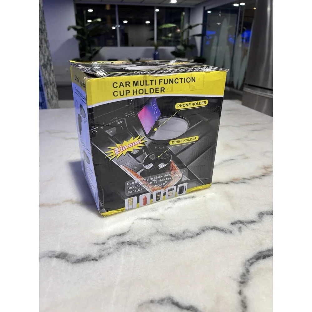 Brand new Multifunctional car cup holder expander with an integrated table tray